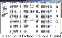SoftCab Personal Firewall Software screenshot