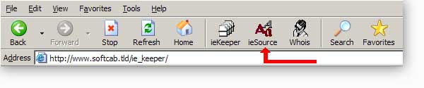 IE Source :: toolbar
