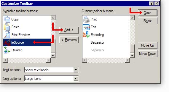 IE Source :: window